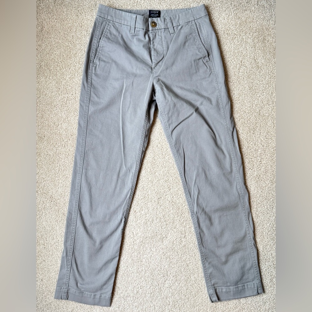 J. Crew Factory High Rise Girlfriend Chino Pants Bundle Straight Leg Size 0 - Picture 2 of 13